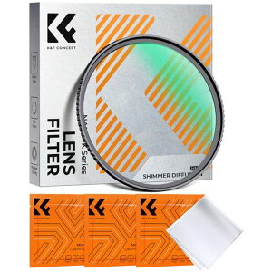 K&FCONCEPT55mmShimmerDiffusion�t�B���^�[�\�t�g�t�B���^�[18�w�R�[�e�B���O�_�炩�ȕ`�ʃ|�[�g���[�g�B�e�ɍœK1���N���[�j���O�N���X�t��(Nano-Klear)