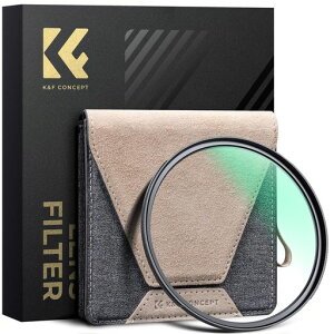 K&FCONCEPT77mm�����Y�t�B���^�[�����Y�ی�p8K�Ή�0.1%���ᔽ�˗�99.5%�����ߗ��^�J�����g�����h���L�Y�h�~�v���e�N�^�[36�w�i�m�R�[�e�B���O�N���[�j���O�N���X�t��(Nano-XcelPro)