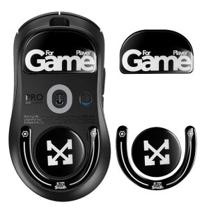 IMMOENUC �}�E�X�\�[�� �� Logicool G Pro X Superlight 2 Dex �ɓK�����܂��}�E�X�t�B�[�g �}�E�X�̃K���X�t�b�g�p�b�h 2.5D�~�`�f�U�C�� ���^ �ϋv�� �ᖀ�C �Q�[�~���O�}�E�X�A�N�Z�T���[(��)