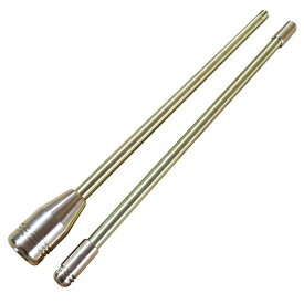 【野良道具製作所】ALL真鍮製火吹き棒「野良ブラスター」2本継60cmゴールド中