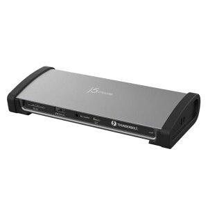 j5create8KThunderbolt4�h�b�L���O�X�e�[�V����11-in-140Gbps�����f�[�^�]��Thunderbolt4�V���O��8K60�܂��̓f���A��4K60�f�B�X�v���C�ő�96W�[�d�C�[�T�l�b�g3*10Gbps