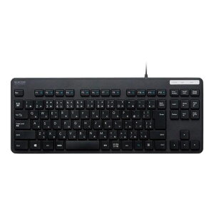 �G���R�� �L�[�{�[�h �L�� �����u���� ���^ �R���p�N�g�L�[�{�[�h �u���b�N TK-FCM107XBK