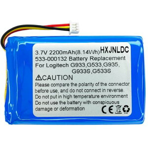 DC3.7V2200mAh`ECIobe[forLogitechG933AG935AG533AG933SAG533SArtemisSpectrumCXQ[wbhZbg̃obe[533-000132