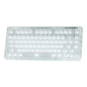 KiiBOOMJade7575%CNC+UV�������^���C�����X���J�j�J���L�[�{�[�hRGB�o�b�N���C�g����BT5.0/USB-C/2.4GHz�����Q�[�~���O�L�[�{�[�hQMK&VIA�v���O���}�u���z�b�g�X���b�v�Ή�