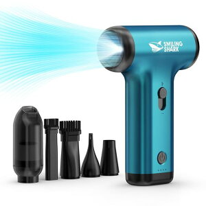 SmilingShark�d���G�A�_�X�^�[JF01PRO�y2024�ŋ��G�A�_�X�^�[&�|���@2in1LED���C�g�t���z��������150000RPM�����o���̓_�X�g�J�b�v���i�K���ʒ��������ԘA���g�p���p�r�m�Y���ƃu���V�t��