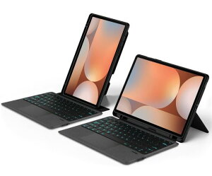 �c/���u���Ή�GalaxyTabS6Lite10.4�C���`(2020/2022/2024)�L�[�{�[�h�P�[�X�^�b�`�p�b�h�o�b�N���C�g�t���}�O�l�b�g���������V���I�~�J�o�[�M�����N�V�[TabS6Lite�p�L�[�{�[�h