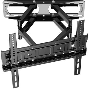 KAKOBON�S�����e���r�Ǌ|��26-65�C���`�Ή�LCD/LED/OLED�t��VESA�ő�400x400mm�ω׏d45kg�t�����[�V�������Ǌ|���e���r�X�^���h�O�㍶�E�㉺���p�x���߃A�[���ړ����e���r�Ǌ|������SwivelTV