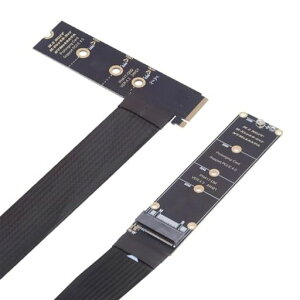 NFHKNGFFM-KeyNVME�I�X-���X����PCIExpress�P�[�u��30cm���p�^�C�v90�xPCI-E4.0���C���{�[�hSSD2230/2242/2260/2280�p