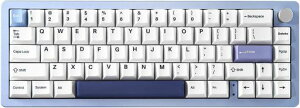 YUNZII AL66 �Q�[�~���O�L�[�{�[�h ���C�����X ���J�j�J�� �A���~�� 65% �m�u�t�� Bluetooth/2.4G/�L�� �z�b�g�X���b�v�Ή� �K�X�P�b�g���� �����ς݃X�C�b�` RGB Win/Mac�p �Z�K�F�؎擾(�~���N�X�C�c