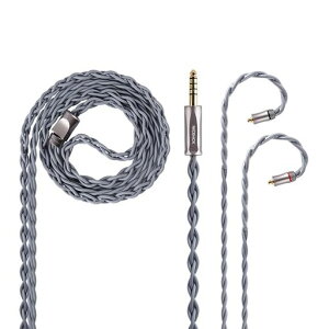 NICEHCK 1950saga �C���z�����P�[�u�� MMCX 4.4mm �o�����X �������x�v���X�P������OCC �C���z���A�b�v�O���[�h�P�[�u�� �����p ���؃C���z���Ή� �������R�l�N�^ ���E�� hifi���P�[�u�� 1.2m DIY (4.4mm