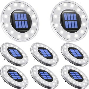 NFESOLAR�\�[���[���C�g���OIP68�h�����ߍ��ݎ��K�[�f�����C�g�\�[���[�����_�����Z���T�[���z���p�l���[�d���P�xLED��/���֐�/�Ő�/�ԏ�/�����ݒu�ȒP�h�Б΍��h�ƃ��C�g�u���^(8�Z�b�g�c