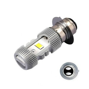 HADUDU�����P�x����3570/55 mil�ł� P15d-25-1 led �w�b�h���C�g �o�C�N�p Hi/Lo�ؑ� AV/DC9V-80V 10W ���C�g�o���u �z���C�g �d�C�����ԃw�b�h���C�gH6M (PH7�����i) ��֎ԑO�Ɠ��p ���ɐ�