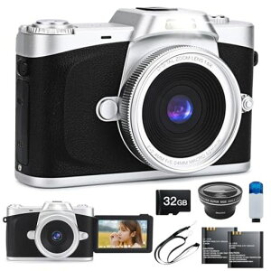 Moledro�f�W�^���J����4K�f�W�J��6800����f180�x��]�\�f�B�X�v���C�L�p�����Y�t��32GB�}�C�N��SD�J�[�h�t��16�{�f�W�^���Y�[���I�[�g�t�H�[�J�X�@�\��U��␳�E�F�u�J�������B��֗�3�c
