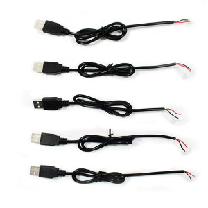 VSDISPLAY USB �P�[�u�� 5V DC�d�������P�[�u�� ����50cm 5�{ (USB-PH2.0)
