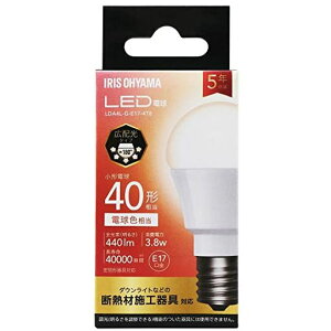�A�C���X�I�[���} LED�d�� E17 �L�z�� 40W �d���F LDA4L-G-E17-4T8