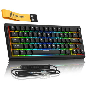 ATTACKSHARKxMAMBASNAKEX68HE�Q�[�~���O�L�[�{�[�h�A���s�b�h�g���K�[�Ή��A���C�X�C�b�`�A8000Hz�|�[�����O���[�g�A0.125ms���C�e���V�[�A0.01mmRT���x�A0�f�b�h�]�[���Asnap