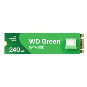 Western Digital 240GB WD Green SATA �����\���b�h�X�e�[�g�h���C�u SSD - SATA III 6 Gb/�b M.2 2280 �ő�545MB/�b - WDS240G3G0B