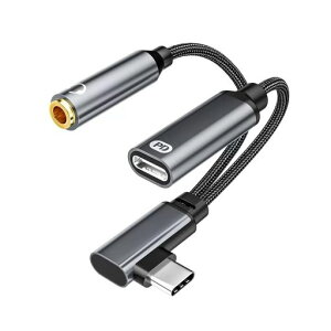 USB-C to 3.5mm �I�[�f�B�I�ϊ��A�_�v�^�[ �^�C�vC �C���z�� �ϊ� PD 60W �����[�d �[�d���Ȃ��� �ʘb 2in1 Type-C ��҃P�[�u�� ���ʒ��� DAC���� Hi-Res 32Bit/384KHz i-Phone 17/16