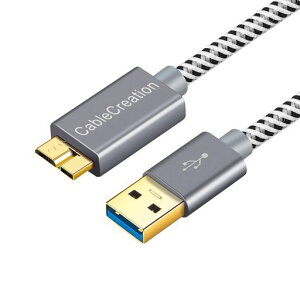 USB�P�[�u���}�C�N��BCableCreationUSBAMicroB�P�[�u��hdd�P�[�u��USB3.0�������O�t���n�[�h�f�B�X�N�P�[�u���AHD�J�����Ή�SamsungNote3/Galaxy