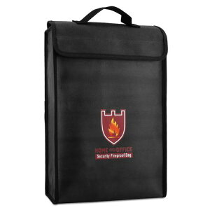 �ω΃o�b�OATiC���ގ��[�o�b�O�ωΑ�38cmx30cmx6.5cm���ω΁E�ϔM�E�ϐ���d�h�΂����E�M�d�i�E�d�v���ޓ���ی�ωΉ��x1000°C�h�L�������g�ۊǃo�b�O�Z�[�t�e�B�[�o�b�O���|�o�b�e���[�P�c