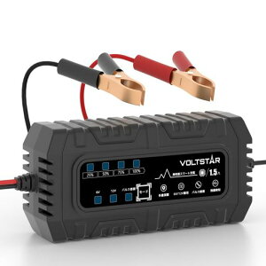 VOLTSTAR 1.5A �o�b�e���[�[�d��y6V 12V�Ή��E�S�����X�}�[�g�[�d�E�p���X�C���z���^ ���~�d�r�[�d�� �� �o�C�N �Ή� �p���X�[�d(�T���t�F�[�V��������)�@�\���� �����e�i���X�[�d �É��݌v �c