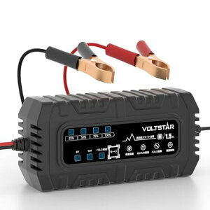 VOLTSTAR 1.5A �o�b�e���[�[�d��y6V 12V�Ή��E�S�����X�}�[�g�[�d�E�p���X�C���z���^ ���~�d�r�[�d�� �� �o�C�N �Ή� �p���X�[�d(�T���t�F�[�V��������)�@�\���� �����e�i���X�[�d �É��݌v �c
