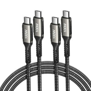 [2�p�b�N]USBTypeC�[�d�P�[�u��100W/5APD�}���[�d�Ή�USBCtoC�i�C�����ґg�P�[�u���_��ɋȂ���܂�ɂ������݂ɂ���iPhone15/16/iPad/MacbookPro/Galaxy