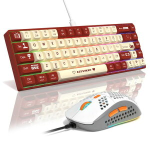 AJAZZAK680���J�j�J���Q�[�~���O�L�[�{�[�h60%�R���p�N�g�L���ڑ��z�b�g�X���b�v��?68�L�[�J���[�u���b�L���O19��RGB64�F���C���{�[�o�b�N���C�g�A���`�S�[�X�g�L�[�{�[�h�E�}�E�X�Z�b�g�c