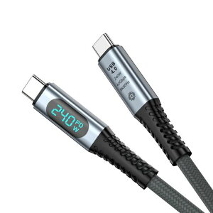 TypeCUSB3.2�[�d�P�[�u���yPD�}���[�d240W�zUSB4�[�d�P�[�u��20Gbps����4K@60Hz�f���o��/USB3.1/3.0/2.0�����]��MacStudioMacbookiPadmini