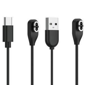�y2�{�zShokz���`���C���z���p USB �[�d�P�[�u�� 60cm,1�� USB A + 1�� Type-C �Ή� Shokz OpenRun Pro/OpenRun/OpenRun
