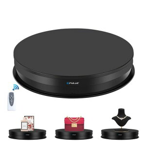 PULUZ�d���^�[���e�[�u��360°�d����]��^�[���e�[�u����]���f�B�X�v���C�X�^���h�ω׏d15KG���a28cm�d���W���䃊���R�����t�����x�ƕ����𒲐��\���萫�E�ᑛ���E�ȓd��