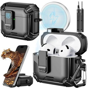 Inesoreforairpods4(2024)(USB-C)pJo[GA[|bYvn[hیP[XMagSafeΉSʕی݌vϏՌh~