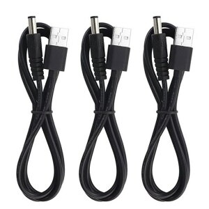 QYDDC/USBA(�I�X)�ϊ��P�[�u��5.5mmx2.1mm12V2A����1.2mUSB�d���P�[�u��DC�v���OUSBtoDC�d���P�[�u�������c���d�ی�ϔM�ϊ��ϖ��Ր܂�Ȃ��ɋ����f�X�N�g�b�v���b�v�g�b�v�R���s���[�^