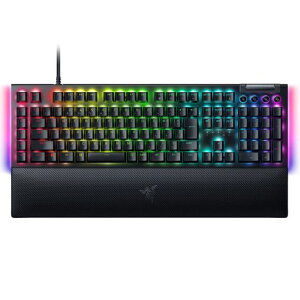 Razer���C�U�[BlackWidowV4JPGreenSwitch6�̐�p�}�N���L�[�ƃ��f�B�A�L�[�ɂ�荂�x�ȃR�}���h��V���[�g�J�b�g���ݒ�\�ȗL���Q�[�~���O�L�[�{�[�h�A���_�[�O���[ChromaRGB���J�j�J���X�C�c