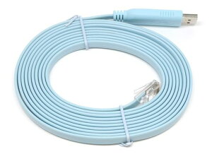 KAUMOCONSOLE(RJ45)USB�ϊ��R���\�[���P�[�u��(�u���[3.0mFTDI�`�b�v)