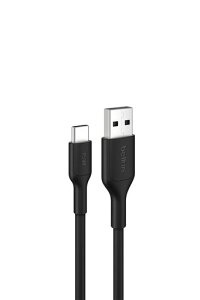 BelkinUSB-AtoUSB-C�P�[�u��iPhone16/15iPad��Macbook�Ή��}���[�d���ϋvMFi�F��3m�u���b�NCAB021fq2MWH