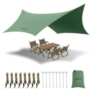 KingCamp�^�[�vTC�w�L�T�^�[�v4.2x4.1m�|���R�b�g�������ΉՌ���?���L�����v�V��4~6�l�p����y�O�E���[�v�t���O�p�⋭�������H���O���J�b�g�R���p�N�g���[�ܕt���A�E�g�h�A/�o�[�x�L���c