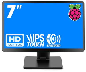 Raspberry Pi�p���j�^�[ 7�C���` KOGODA �P�[�X�t�� IPS�p�l�� 1024X600
