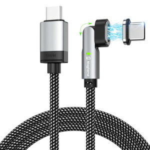 Magtame �}�O�l�b�g�[�d�P�[�u��type-c 100W�}���[�d LED�w�����t�� �}�O�l�b�g�P�[�u���^�C�vC 11pin�d�l 180°��] ���C���E�� iPhone15/MacBook Pro/Air/iPad/Sam_sung/Xperia