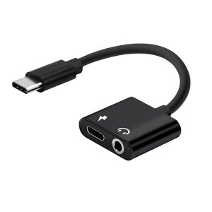 USB Type-C to 3.5 mmUSB-C to Aux�I�[�f�B�I�h���O���P�[�u�� �ϊ��A�_�v�^�[ 3.5mm 2in1 �}���[�d ���� ���y ��P�[�u���}���[�d ���� ���y�Đ�galaxy/Xperia/Google