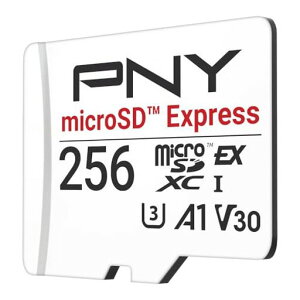 PNYmicroSDExpressU3V30A1microSDXC�������J�[�h256GBP-SDU256P31880EXP-GEMM10490