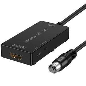 �Z�K�T�^�[���pHDTVtoHDMI�R���o�[�^�[1080P/720P�r�f�I�o��HDMI�ϊ��ڑ��R���o�[�^�[SEGASaturn�Ή��v���O�A���h�v���C�x���Ȃ�-�u���b�N(USB-Micro�P�[�u���t��)