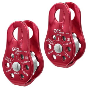 GM CLIMBING 27kN UIAA CE�F�� �t�B�b�N�X�T�C�h �Œ莮 �}�C�N���v�[���[ �R���p�N�g�T�C�Y �A�[�{���X�g �N���C�~���O ���X�L���[ ���M���O�g�p 2�Z�b�g