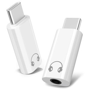 �y2�zUSB C-3.5mm �C���z���W���b�N �ϊ��A�_�v�^�[ DAC���� 3��/4��/TRRS�Ή� Type C�w�b�h�Z�b�g�ϊ� Hi-Fi���� USB C(�I�X) to 3.5mm(���X) ���y/�ʘb/���ʒ��� iPhone 17/ Galaxy