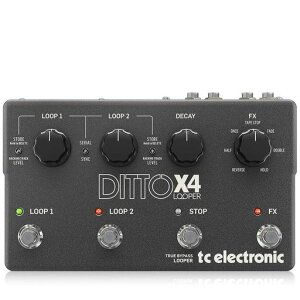 �e�B�[�V�[�G���N�g���j�b�N(Tc Electronic) �f���A�� �g���b�N ���[�p�[ DITTO X4 LOOPER Gray