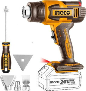 INGCO�[�d���q�[�g�K���R�[�h���X����2�i�؂�ւ�����100L/min200L/min�m�Y��3��ގO�p�X�N���[�p�[1�{�t��HGLI2003