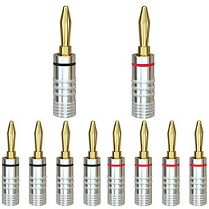 Cleqee24K�����b�L8�{�Z�b�g�o�i�i�v���O�X�s�[�J�[�P�[�u���R�l�N�^�[�˂����ݎ����͂񂾒[�q�I�[�f�B�I�W���b�N�R�l�N�^�X�s�[�J�[���C���[�p�X�s�[�J�[�v���O