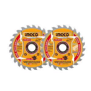 INGCO165mm�����^TCT�\�[�u���[�h�Z�b�g24T�A20mm�A�[�o�[�A16mm���_�N�V���������O2�p�b�NTSB1653