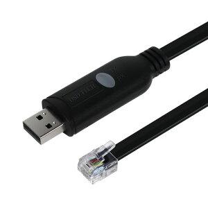 DSDTECHSH-RJ12SUSBtoRJ12RS4856P6C�V���A���ϊ��P�[�u��FTDIFT232RNL�`�b�v�t��