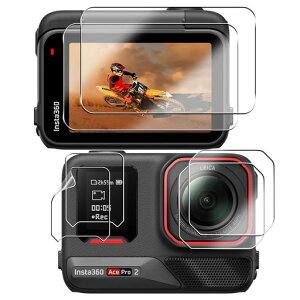 �y6���Z�b�g ���{���Ɏq���z�p Insta360 Ace Pro 2 �ی�t�B���� �t�B���� �p �C���X�^360 ace pro2 �J���������Y�ی�t�B���� �����ߗ� �t���ی�t�B���� �d�x9H �ϏՌ� ��U�h�~ �����^ �P�[�X�Ɂc